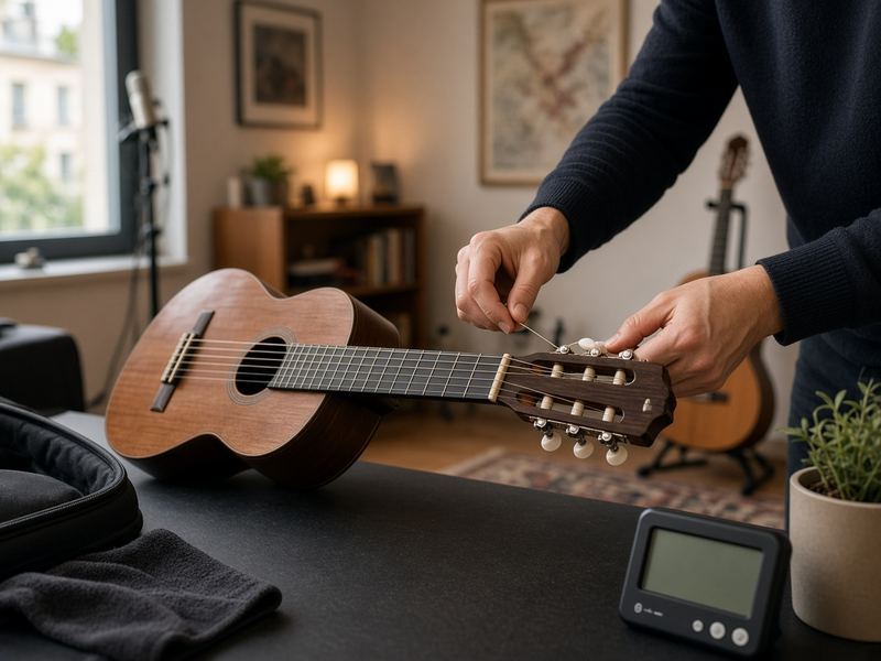 Instrument care at Picky Tramples House